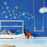 Luminous Butterfly Design Decal Art Wall Stickers Room Home Decoration Mixed