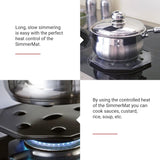 SimmerMat Heat Diffuser Simmer Mat Slow Cooker Electric Gas Flame Tamer Stoves