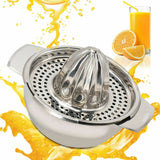 Stainless Steel Fruit Lemon Citrus Orange Juicer Manual Press Squeezer