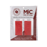 Set with 2 Milk ID CLIPS Pro Milk ID Clips Crema Jug Handle - Red Almond
