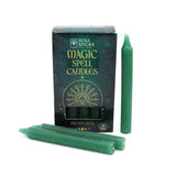 Pack of 20 Candle Magic Spell PROSPERITY Candles Rituals - Green