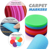 Round Carpet Marker Spot Sit Dot For Classroom Sport Easy Teach Tool Gameorange, Blue, Green, Red, Purple, Yellow30pcs