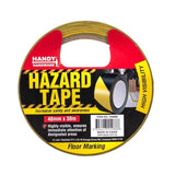 2PCE Hazard Tape High Visibility Durable Safety Handy Hardware 30m x 48mm