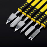 6 Pcs Metal Crowbar  Set Electronic Repair Tools Boot Stick Mobile Phone Digital