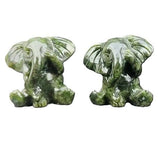 Gemstone Crystal Elephant Figurine  Aromatherapy Home Décor Unique Gift Statue