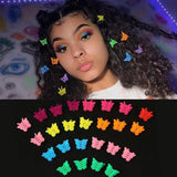 200x Mini Hair Clips Girl Hairpin Clamp Plastic Claws Mix Colour Ladies Kids