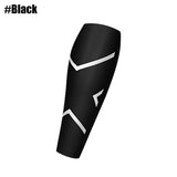 2PCS Compression Calf Sleeve Leg Brace Support Pain Relief Gym Running Black L