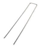 20PCE Garden Greens Weed Mat Pins Galvanised Steel Anti Rust 3mm x 150mm