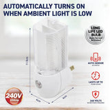 1PCE Night Light with Motion Long Life Plug In Automatic Sensor SAS Electrical