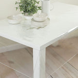 2PCE Tablecloth Protectors Clear Waterproof Reusable Home Master 130x175cm