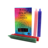Pack of 20 Magic Spell Candles Aura Wicca Candles Rituals Multicolour