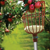 Horticultural Garden Fruit Picker Basket Apple Pear Peach Picking Catcher Tool Red