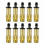 10x Adjustable Misting Nozzle Garden Patio Water Mister Brass Spray Sprinkler