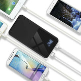 50000mAh Portable Power Bank Charger With LCD 2USB External Battery Pack