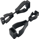 3PK Interlock Glove Clip Holder Guard Safety Carabiner Hook Work Clamp Grabber