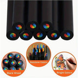 12pcs Rainbow Watercolor Pencils Gradient Kids Multi-Colored Painting