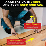 1x Pair Knee Pads Protective Cushioned Comfortable Durable Handy Hardware