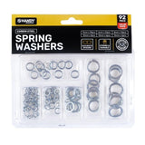 Spring Washers Carbon Steel Assorted Sizes 92pc Assorted Value Pack