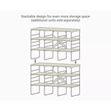 Joseph Joseph Level Plus Adjustable Triple Shoe Rack 51cm Organiser Storage Ecru