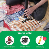 Vacuum Storage Bags Reusable space savers Pack of 8 (4 Large + 4 Medium)