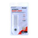 1PCE Night Light with Motion Long Life Plug In Automatic Sensor SAS Electrical