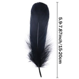 50pcs Goose Feathers 15-20cm DIY Craft Dream Catcher Wedding Party Decor White
