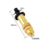 10x Adjustable Misting Nozzle Garden Patio Water Mister Brass Spray Sprinkler