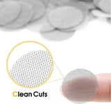 30 Stainless Steel Smoking Pipe Screens for Tobacco Filters