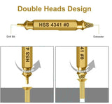 6pcs Damaged Screw Extractor Speed Out Drill Bits Tool Set Broken Bolt Remover