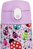 Oasis Double Wall Insulated Kids Drink Bottle Stainless Steel 400ml LadyBug