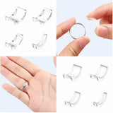 8Pcs Clear Ring Size Adjuster Set for Loose Rings 