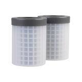 Tovolo Freeze & Squeeze Mini Ice Cube Maker 2pc Set Silicone Cubes Maker