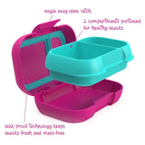 Bentgo Kids' Leak Proof Snack Container - Fuchsia/Teal