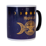 Pentacle Adorable Giant Mug Golden Moon Phase Icons Holds Approx 900mL