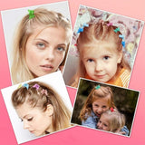 200x Mini Hair Clips Girl Hairpin Clamp Plastic Claws Mix Colour Ladies Kids