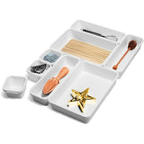 MadeSmart Interlocking 8 Piece Small Bin Pack Multi Purpose Storage White