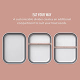 Bentgo 1.2L Stainless Steel Leak-Proof Lunch Box - Rose Gold