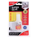 1PCE Brush On Liquid Super Glue Quick Dry High Strength Handy Hardware 5ml