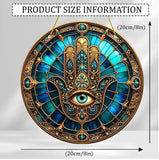 Mystical Wiccan Amulet Acrylic Suncatcher Hanging Home Decor Sun Catcher 20cm