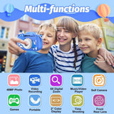Camera Toys Kids Boys Girls Children Portable Child Digital Gift Dog - Blue