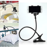 Mobile Phone Flexible 360° Clip Mount Stand Holder Bracket Clamp Desk Bed Office