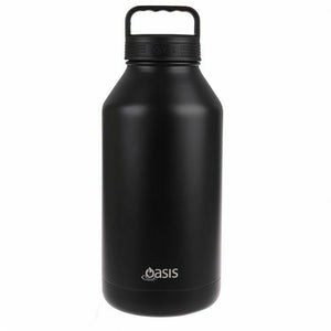 Oasis 1.9L Double Walled Insulated Titan Drink Bottle - Black