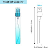6pcs Mini 10ml Glass Refillable Perfume Empty Bottle Pump Scent  Spray Bottles