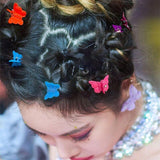 200x Mini Hair Clips Girl Hairpin Clamp Plastic Claws Mix Colour Ladies Kids