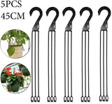 5PCS 45CM Pots Hangers for Plastic Pots 3 Prong Hanger Great for Hanging Pots