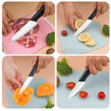 5pc Ceramic Knife Set with Peeler – Precision and Durability for Your Kitchen