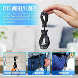 3PK Interlock Glove Clip Holder Guard Safety Carabiner Hook Work Clamp Grabber