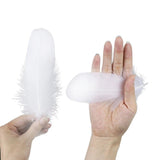 50pcs Goose Feathers 15-20cm DIY Craft Dream Catcher Wedding Party Decor White