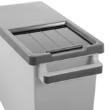 Paws & Claws Pet Dry Food Storer 20L Bin Storage Container w/ Lid 44x30.5cm