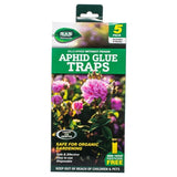 5PCE Traps Aphid Glue Safe Effective Greenhouse Garden White Flies Leaf Miner
